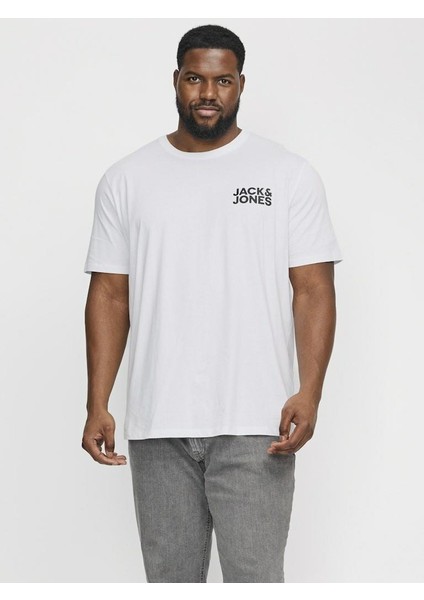 Jack Jones Corp Logo Plus Erkek Tişört 12158505 fiyatları