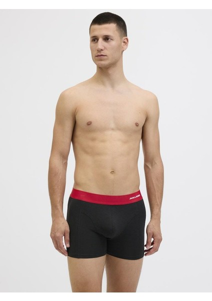 JACNYJAH BAMBOO TRUNKS 3 Siyah Erkek Boxer fırsatları