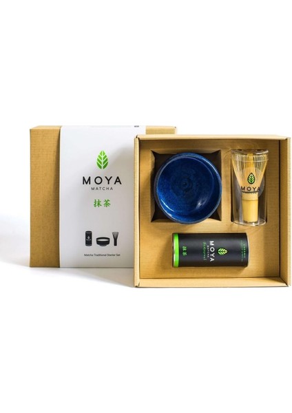 Organik Matcha Seti 30G Toz Çay Kaseli ve Bambu Çırpıcılı Seremoni Başlangıç Seti