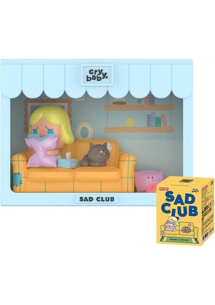 Crybaby Sad Club Serisi, Rastgele Figür, 2,5 Inç Koleksiyonluk Figür Seti