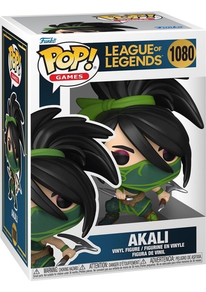 Pop! Games: Lol Akali League Of Legends Koleksiyonluk Vinil Figür 9,5 cm