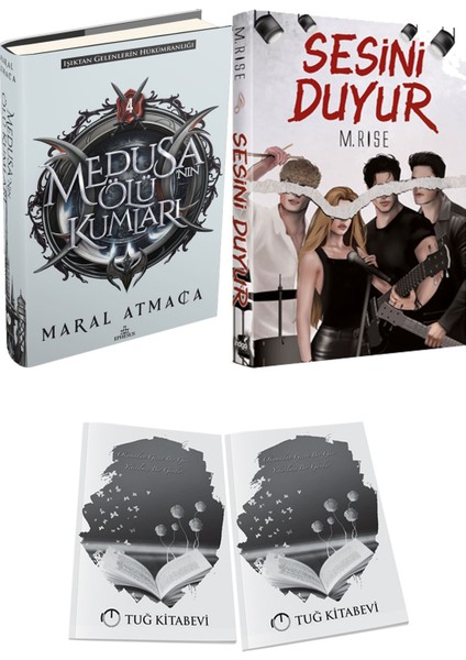 Sesini Duyur 1 Ciltli ve Medusanın Ölü Kumları 4 Ciltli Maral Atmaca 2li Set + Hediyeli