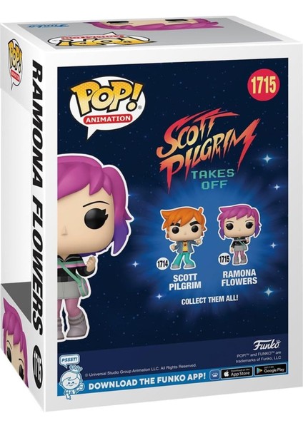 Pop! Tv Scott Pilgrim Ramona Flowers Koleksiyonluk Vinil Figür 9,5 cm