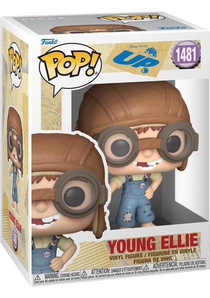 Pop! Disney Up Young Ellie, Koleksiyonluk Vinil Figür, 9,5 Cm, Resmi Lisanslı Ürün