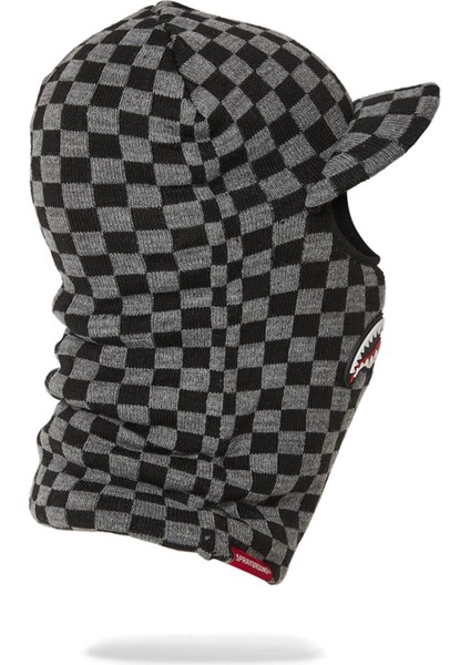 Shark Bite Visor Ski Mask, Örgülü Tasarım, %100 Akrilik, Sınırlı Sayıda modelleri