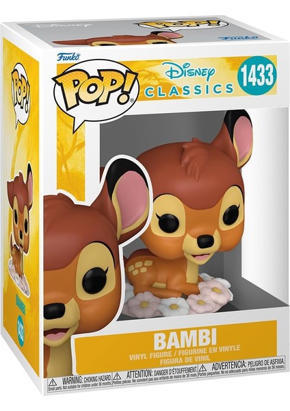 Pop! Disney: Bambi 80TH, Bambi Vinil Figür, Koleksiyonluk, Resmi Lisanslı