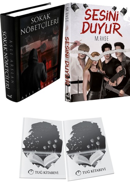 Sesini Duyur 1 Ciltli ve Sokak Nöbetçileri 1 Ciltli Aslı Arslan 2li Set + Hediyeli