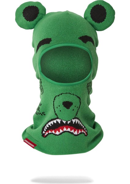 The Real Money Bear Ski Mask, Örgülü Yapı, %100 Akrilik, Sınırlı Sayıda Kayak Maskesi
