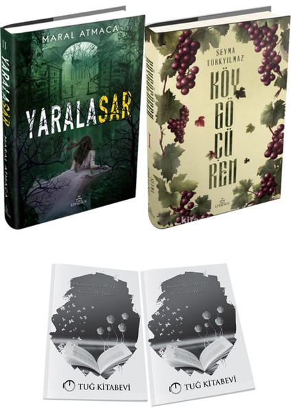 Köygöçüren 1 Ciltli ve Ephesus Yayınları Yaralasar 2 Ciltli Maral Atmaca 2li Set + Hediyeli
