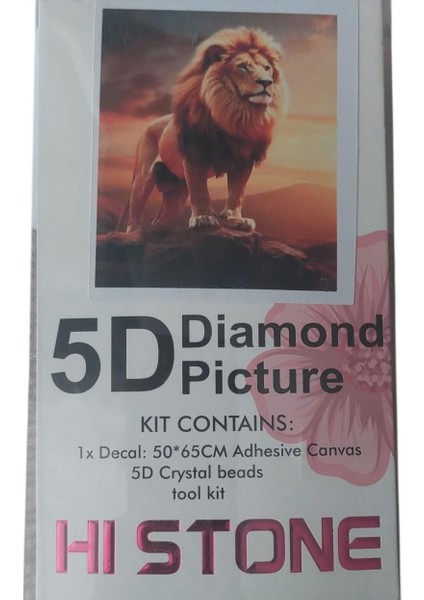 Boncuklu Goblen-5d 50X65-ASLAN Diamond Picture