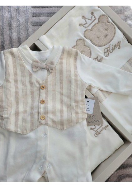 Incibaby % 100 Pamuk Erkek Bebek 10'lu Hastane Çıkışı Seti