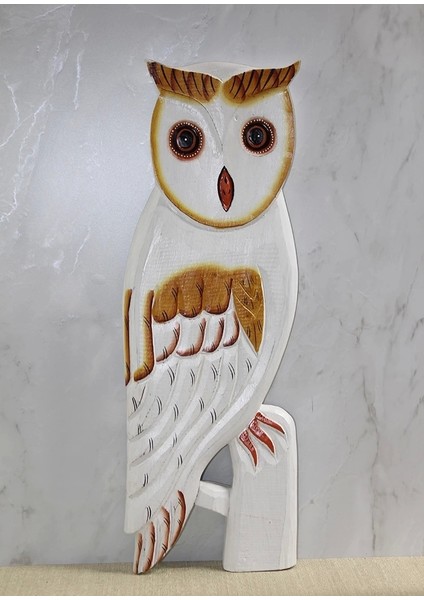 Ahşap Dua Asmalı Tekli Baykuş 3sutama-7