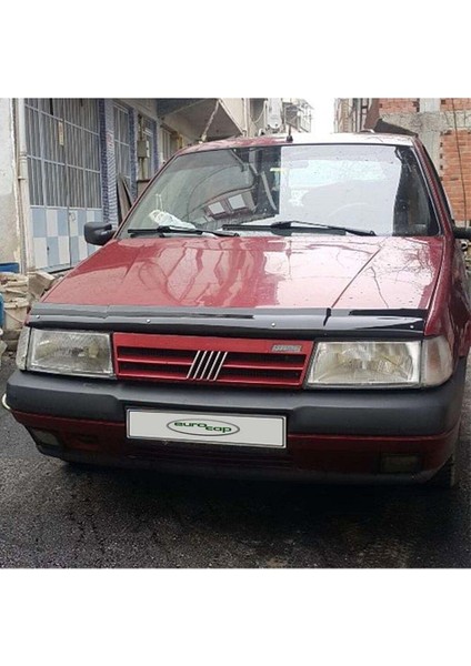 Fiat Tempra Uyumlu Ön Kaput Koruma Rüzgarlığı 3mm Akrilik (Abs) Parlak Siyah Deflektör 1989-2000 modelleri