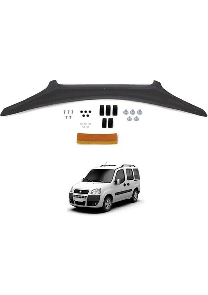 Doblo Ön Kaput Koruyucu Rüzgarlığı 2006 2007 2008 2009 2010 Uyumlu