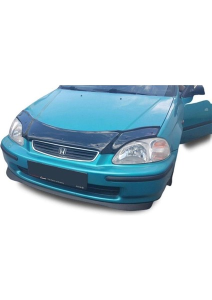 Honda Civic 1995 1996 1997 1998 1999 2000 Parlak Siyah Kaput Koruma / Kaput Rüzgarlığı