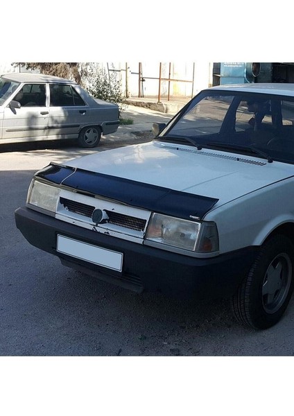 Fiat Doğan-Şahin Ön Kaput Koruma Rüzgarlığı 3mm Akrilik Uyumlu (Abs) Parlak Siyah Deflektör 1988-02 indirimleri