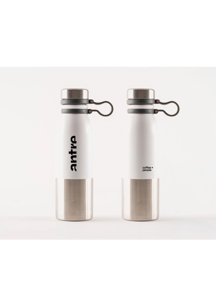 Travel Mug – Paslanmaz Çelik 650 ml Büyük Boy Çevir-aç Kapaklı Kahve ve Su Matarası