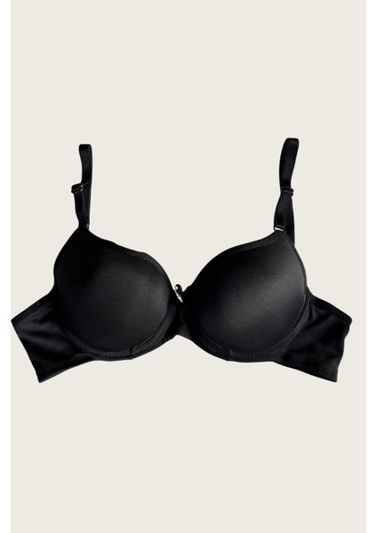 Aria's Closet Mikro Kumaş Push Up Dolgulu Balenli Günlük Tek Destekli Sütyen fırsatları