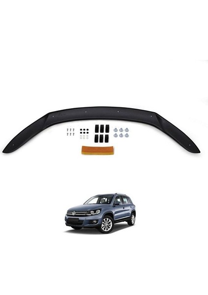 Tiguan Ön Kaput Koruyucu Rüzgarlığı 2012 2013 2014 2015 Uyumlu