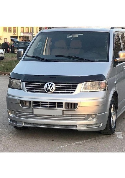 Ön Kaput Koruma Rüzgarlığı Volkswagen Transporter T5 2003-2009 (3mm Akrilik (Abs) Parlak Siyah) fiyatları
