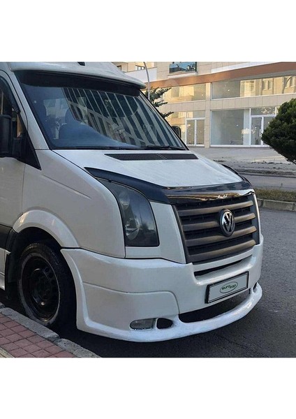 Volkswagen Crafter Uyumlu Ön Kaput Koruma Rüzgarlığı 3mm Akrilik (Abs) Parlak Deflektör 2006-2012 fiyatları