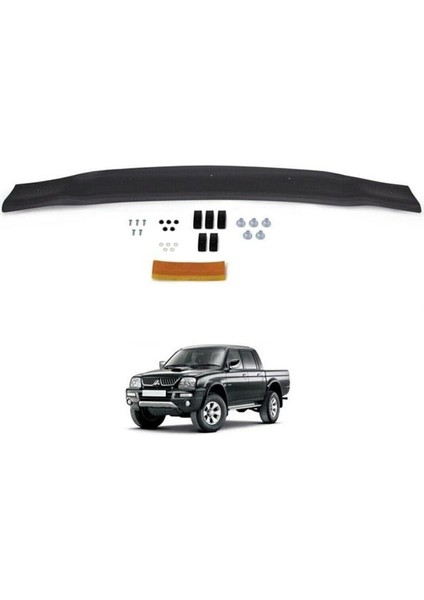 L200 Ön Kaput Koruyucu Rüzgarlığı 1996 1997 1998 1999 2000 2001 2002 2003 2004 2005 2006 Uyumlu