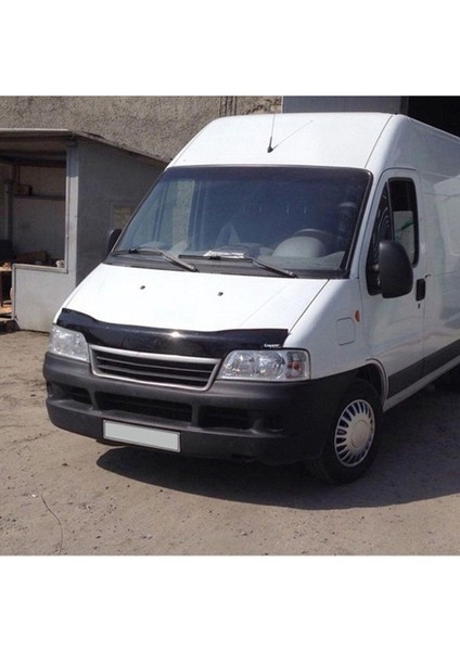 Citroen Jumper Ön Kaput Koruma Rüzgarlığı 3mm Akrilik (Abs) Parlak Siyah Deflektör 2002-2006 fiyatları