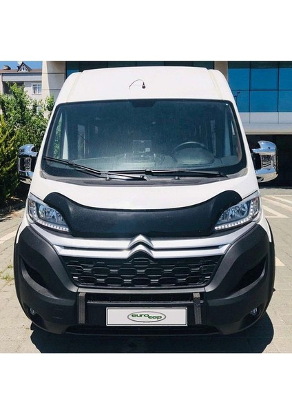 Citroen Jumper Ön Kaput Koruma Rüzgarlığı 3mm Akrilik (Abs) Parlak Siyah Deflektör 2014-> fiyatları