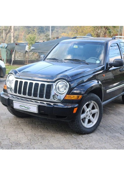 Jeep Cherokee Ön Kaput Koruma Uyumlu Rüzgarlığı 3mm Akrilik (Abs) Parlak Siyah Deflektör 2002-2008 fiyatları