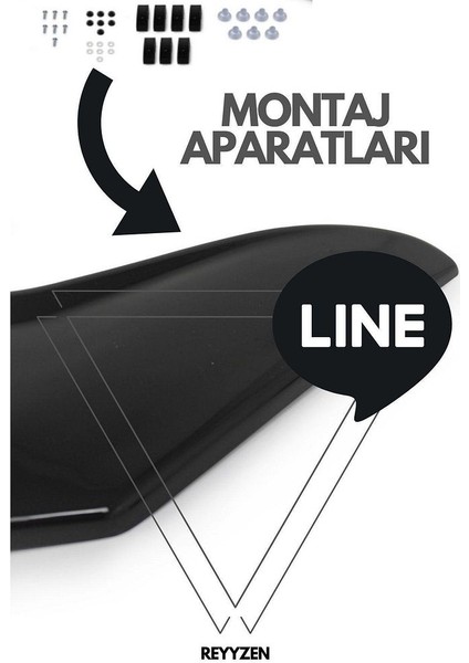 Ssangyong Tıvolı Kaput Koruma / Kaput Rüzgarlığı Koruyucu 2015+ Uyumlu fırsatları