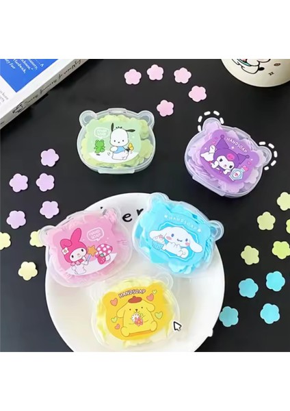 2'li Paket 200 Mini Parfümlü Elde Eriyen Kağıt Sabun Öğrenci Okul Seyahat Kamp Piknik El Sabunu fiyatları