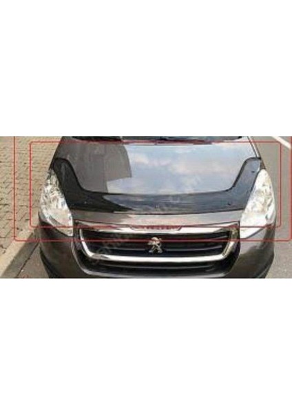 Peugeot Partner Tepe Uyumlu Kaput Koruma / Kaput Rüzgarlığı 2009-2017