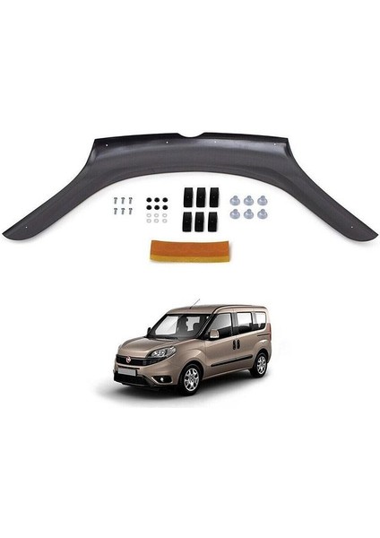Fiat Doblo Ön Kaput Koruyucu Rüzgarlığı 2015 2016 2017 2018 2019 2020 2021 2022 2023