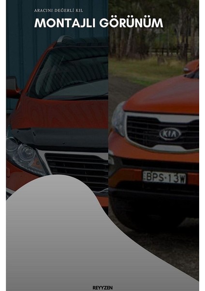 Toyota C-Hr Kaput Koruma / Kaput Rüzgarlığı Koruyucu 2016+ Uyumlu modelleri