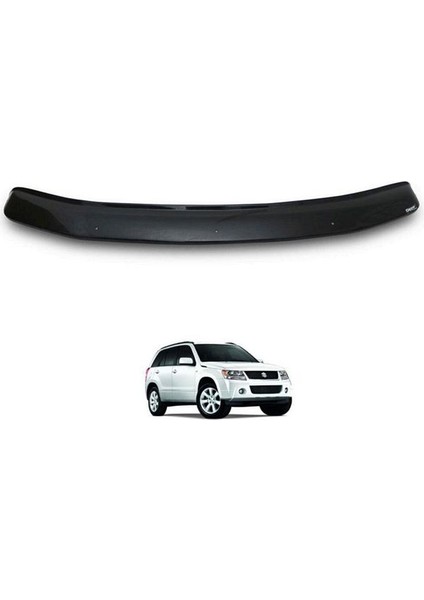 Suzuki Grand Vitera Ön Kaput Koruyucu Rüzgarlık 4mm Akrilik Piano Black 2006-2012 Uyumlu