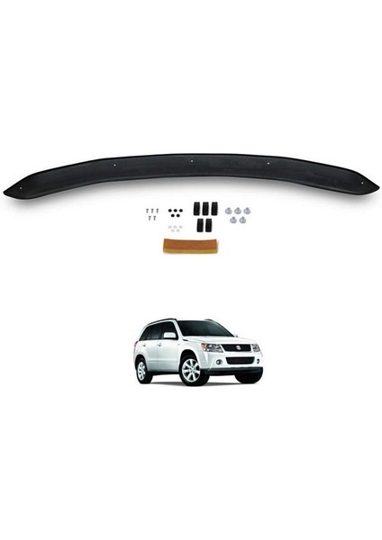 Suzuki Grand Vitera Ön Kaput Koruyucu Rüzgarlık 4mm Akrilik Piano Black 2006-2012 Uyumlu fırsatları