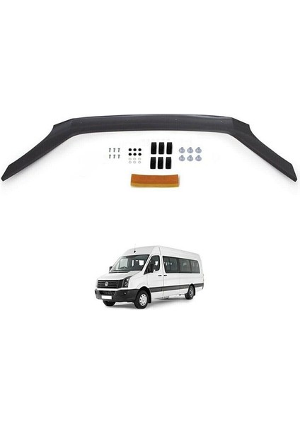 Crafter Ön Kaput Koruyucu Rüzgarlığı 2010 2011 2012 2013 2014 2015 2016 2017 Uyumlu