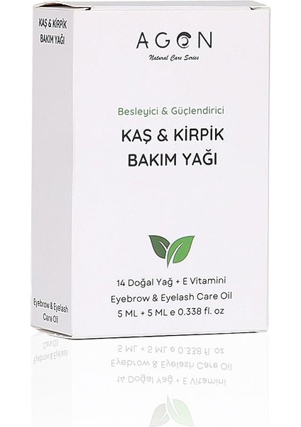Besleyici Doğal Kaş ve Kirpik Bakım Yağı 5ml+5ml fırsatları