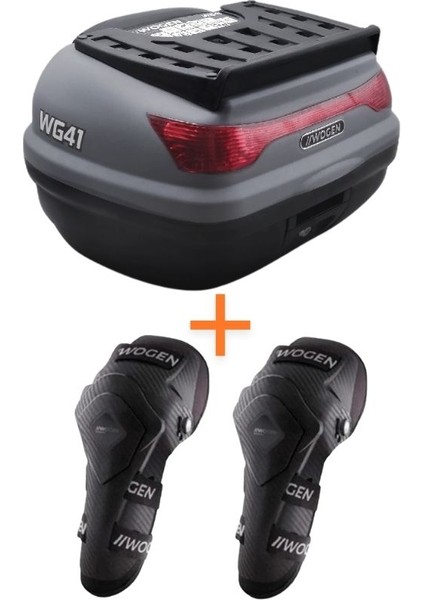 WG41 Arka Çanta 41 L Sırt Dayamalı Premium (Nardo Gri) + Wogen Karbon Dizlik Hediye