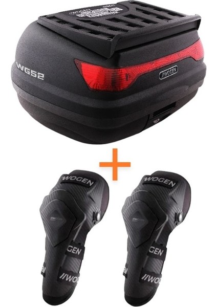 WG52 Arka Çanta 52 L Basic (Siyah) + Wogen Karbon Dizlik Hediye