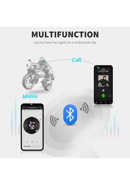 X63 Motosiklet Kask Kulaklık Intercom Işıklı Motorsiklet Interkom 5.3 modelleri