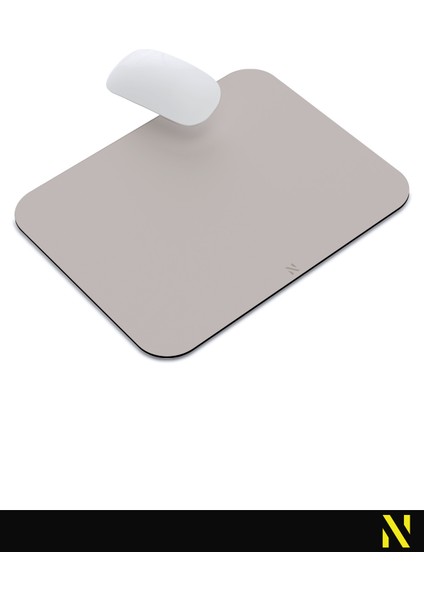 Bej Renkli Ergonomik Mouse Pad - 23 cm x 19 cm - Kaydırmaz Taban Ev ve Ofis Kullanımı Için Ideal Fare Altlığı Mousepad indirimleri