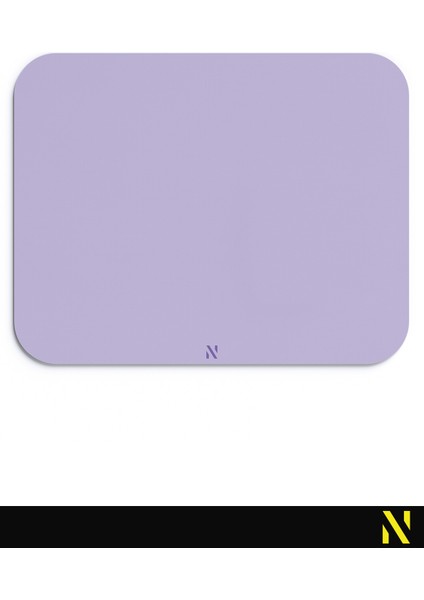 Mor Renkli Ergonomik Mouse Pad - 23 cm x 19 cm - Kaydırmaz Taban Ev ve Ofis Kullanımı Için Ideal Fare Altlığı Mousepad