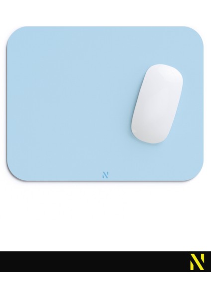 Mavi Renkli Ergonomik Mouse Pad - 23 cm x 19 cm - Kaydırmaz Taban Ev ve Ofis Kullanımı Için Ideal Fare Altlığı Mousepad fırsatları