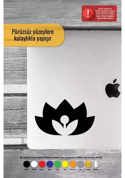 Orkide Çiçeği Sticker Oto Motor Laptop Duvar Folyo Sticker 40 x 24 cm fırsatları