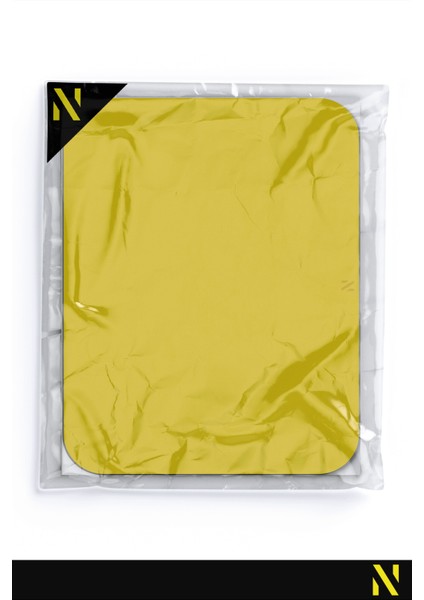 Sarı Renkli Ergonomik Mouse Pad - 23 cm x 19 cm - Kaydırmaz Taban Ev ve Ofis Kullanımı Için Ideal Fare Altlığı Mousepad