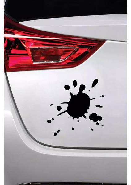 Çamur Sıçraması Sticker Oto Motor Laptop Duvar Folyo Sticker 25 x 25 cm modelleri