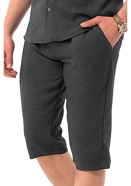 Erkek Mekanik Keten Dizaltı Kapri