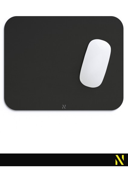 Siyah Renkli Ergonomik Mouse Pad - 23 cm x 19 cm - Kaydırmaz Taban Ev ve Ofis Kullanımı Için Ideal Fare Altlığı Mousepad fırsatları