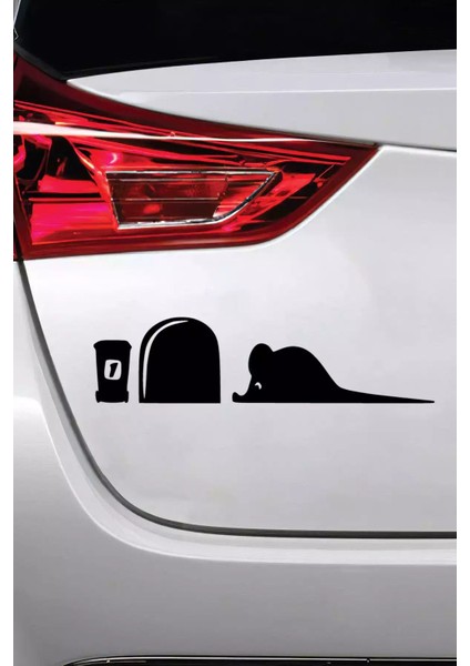 Fare Deliği -1 - Araç, Oto, Laptop, Duvar Uyumlu Sticker 10*2 cm modelleri